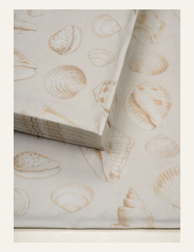Middagsservetter multi/beige - 2