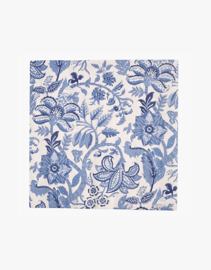 Middagsservetter multi/blå - 40x40 cm multi/blå - 1