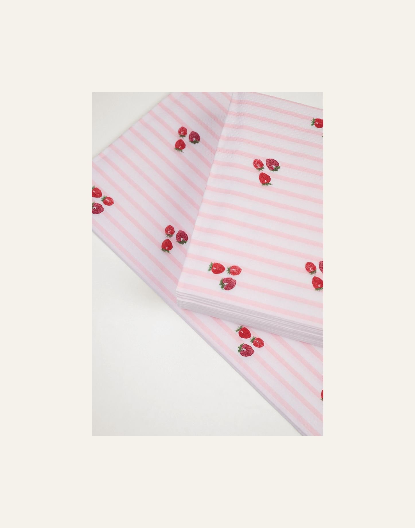 Pappersservetter multi/rosa - 2