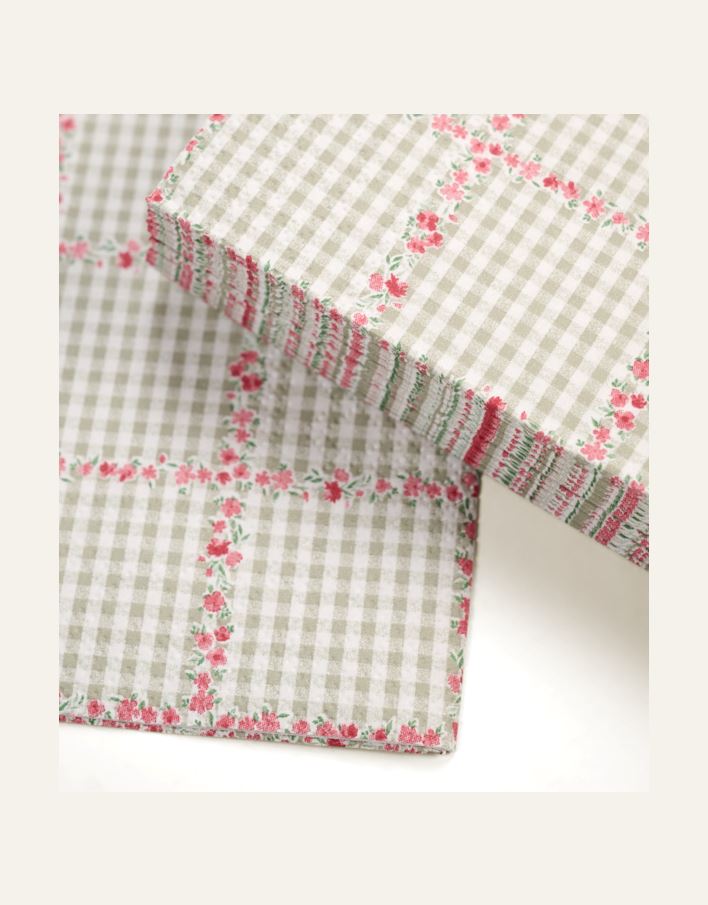 Pappersservetter multi/rosa - 2