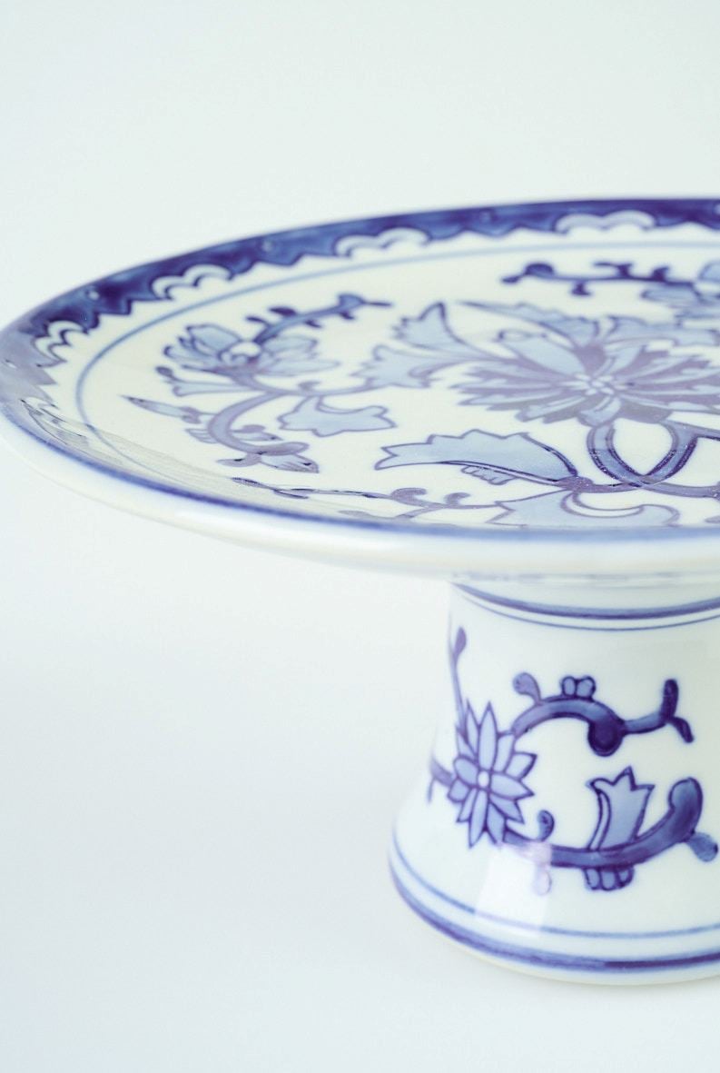 Tårtfat multi/blå - 2