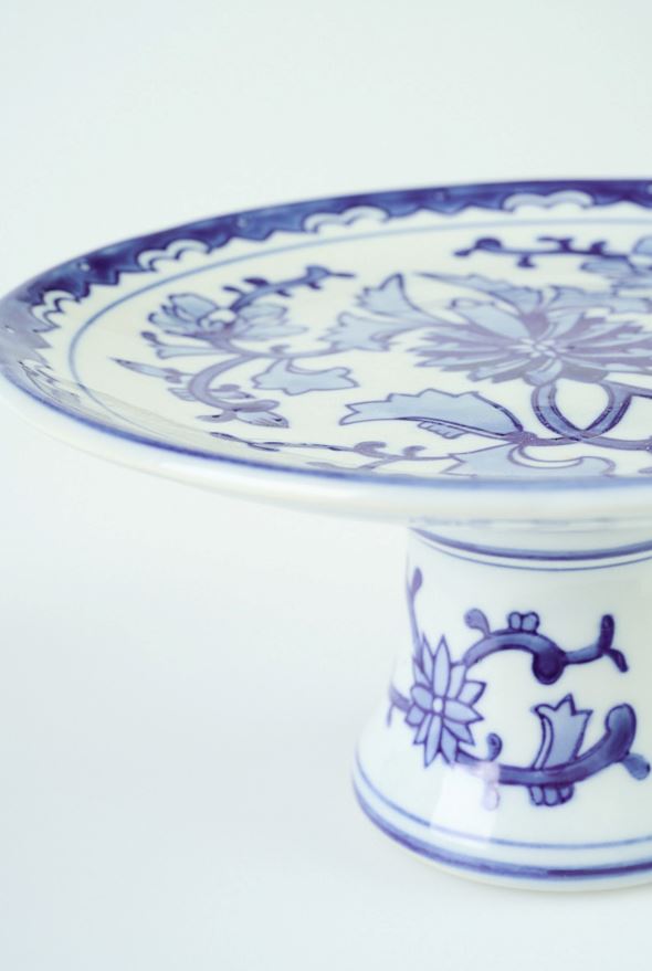 Tårtfat multi/blå - 2