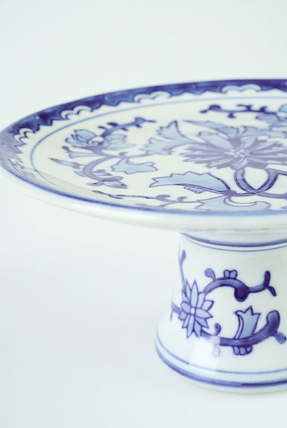 Tårtfat multi/blå - 2