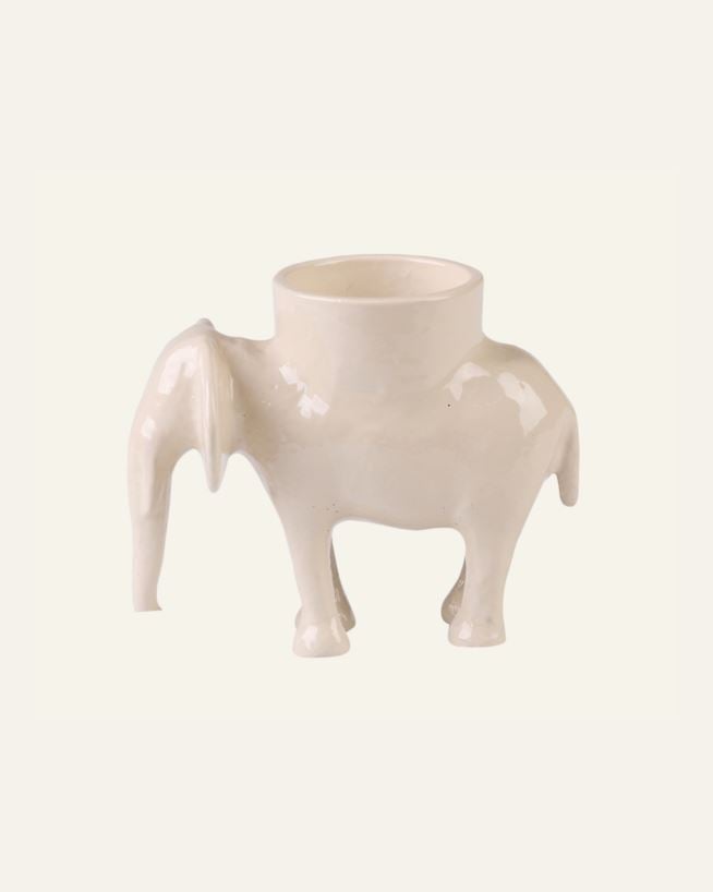 Värmeljushållare beige - 11x6,5x9 cm beige - 1