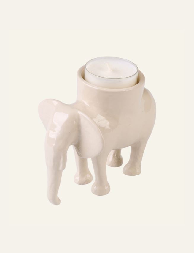 Värmeljushållare beige - 2