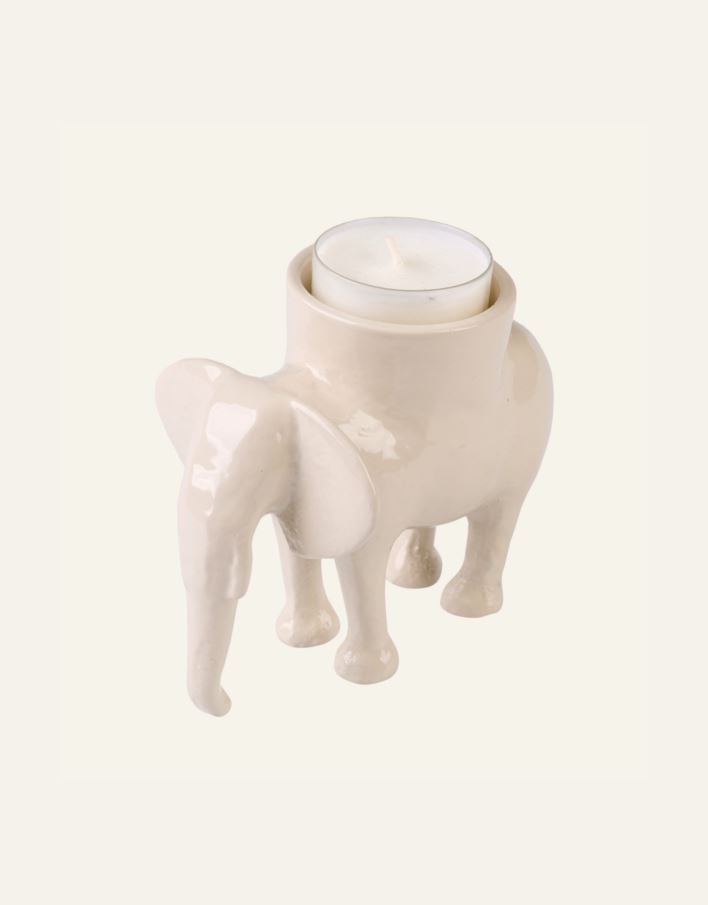 Värmeljushållare beige - 2