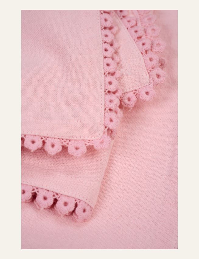 2-pack tygservetter rosa - 2