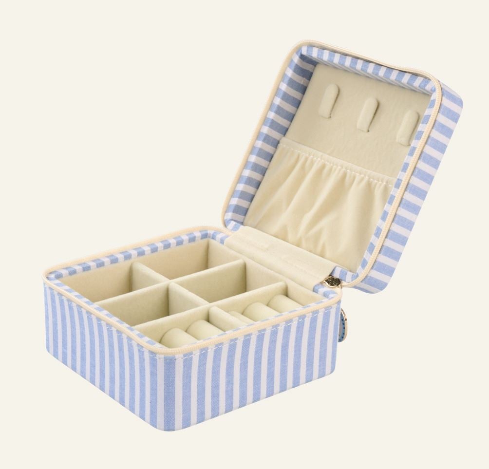 Smyckeskrin med dragkedja blå - 2