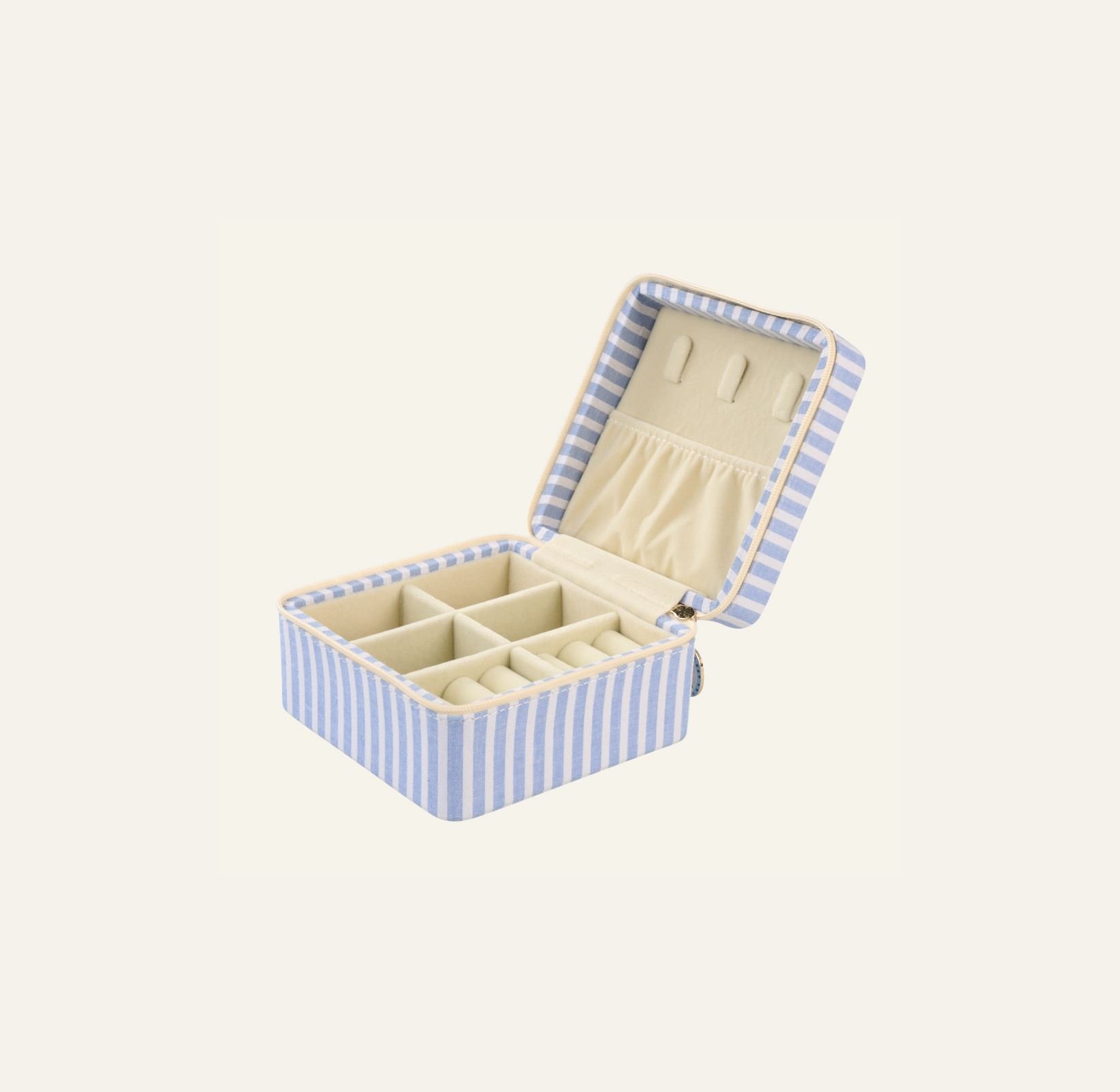 Smyckeskrin med dragkedja blå - 2