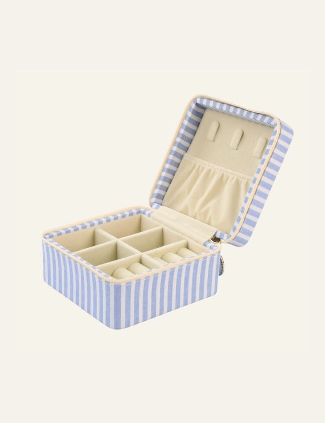 Smyckeskrin med dragkedja blå - 2