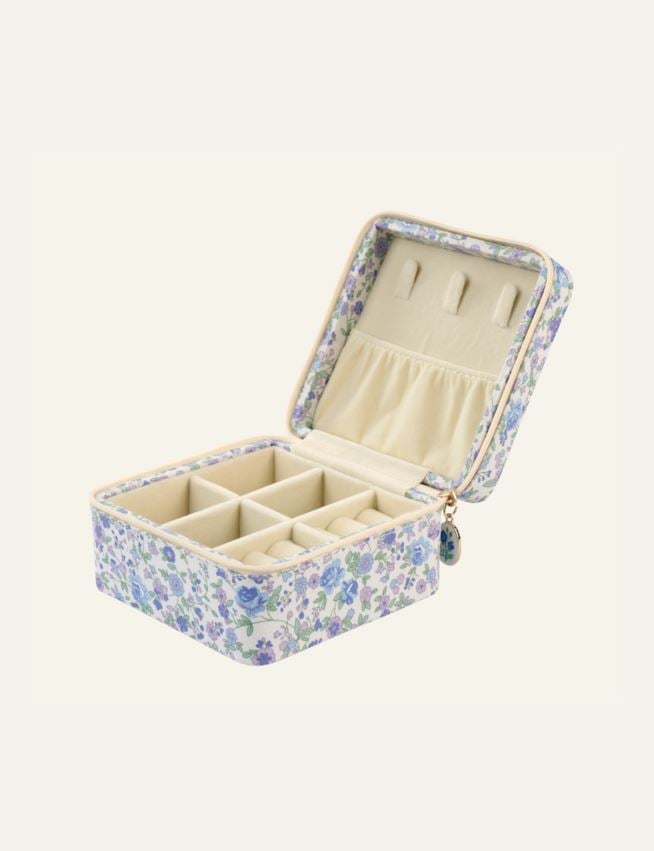 Smyckeskrin med dragkedja blå - 2