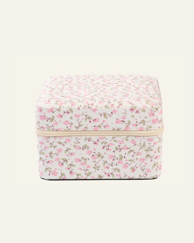 Smyckeskrin med dragkedja rosa - 11x11 cm rosa - 1