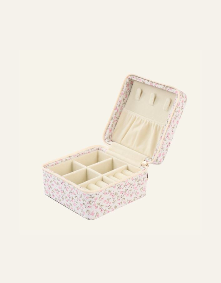 Smyckeskrin med dragkedja rosa - 3