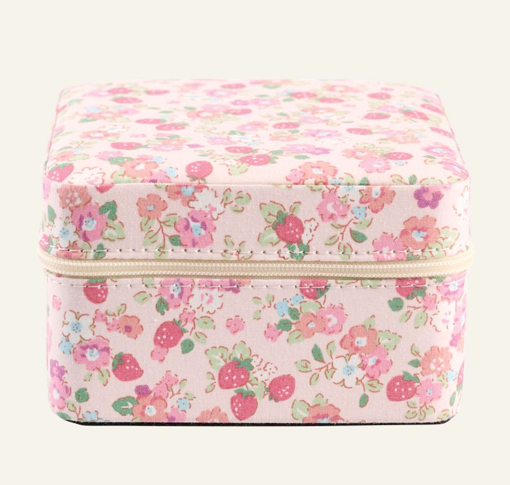 Smyckeskrin med dragkedja rosa - 11x11 cm rosa - 1