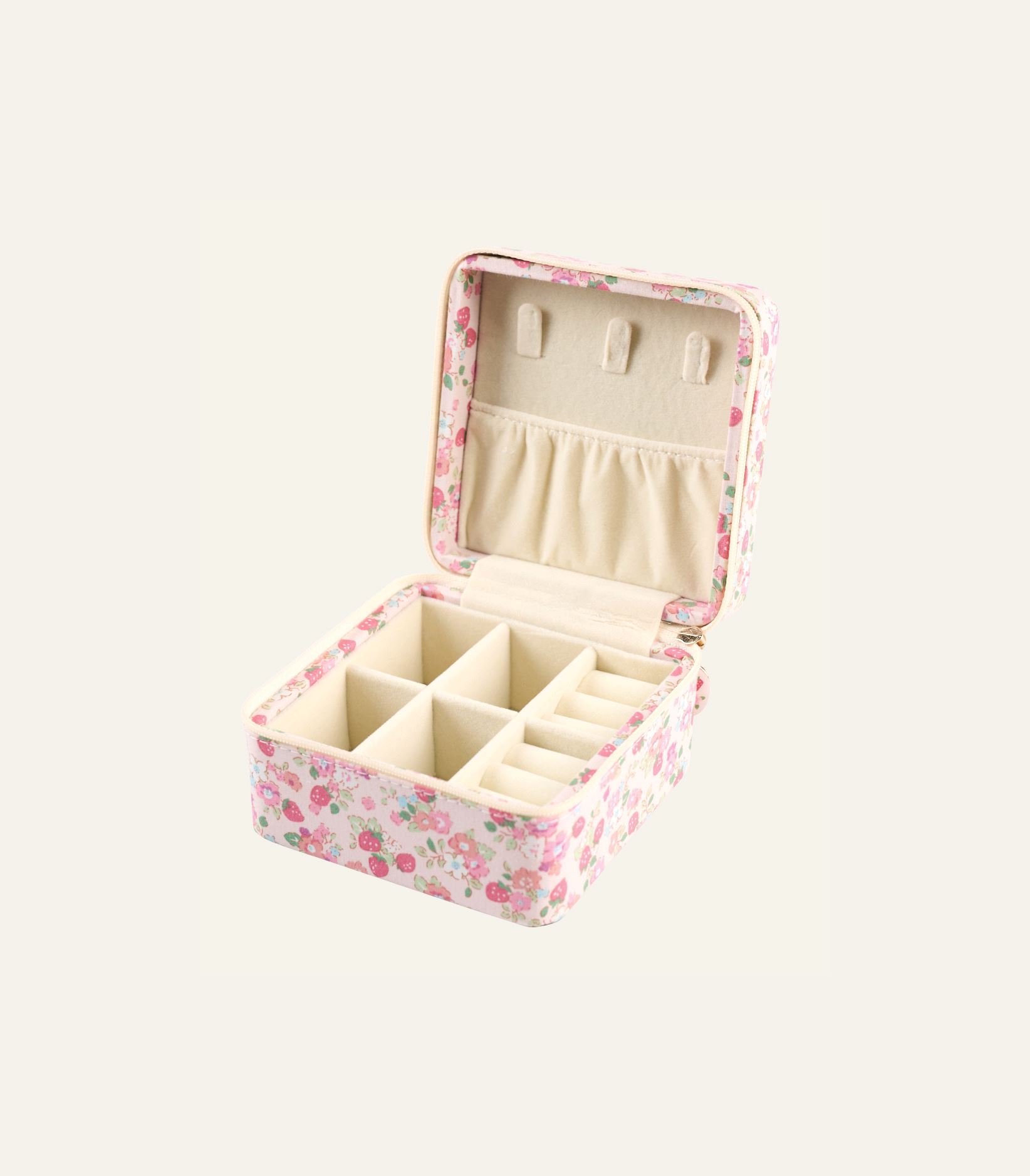 Smyckeskrin med dragkedja rosa - 3