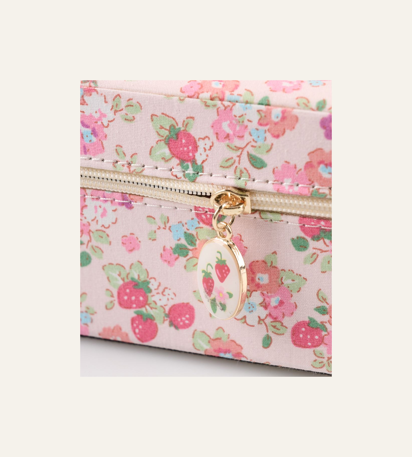 Smyckeskrin med dragkedja rosa - 2