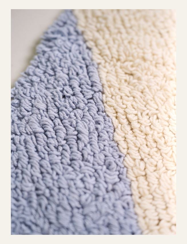 Badrumsmatta multi/blå - 2