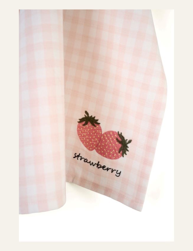 Kökshandduk rosa - 2