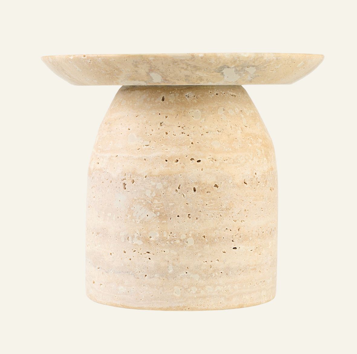 Ljushållare beige - 15x15x15,5 cm beige - 1