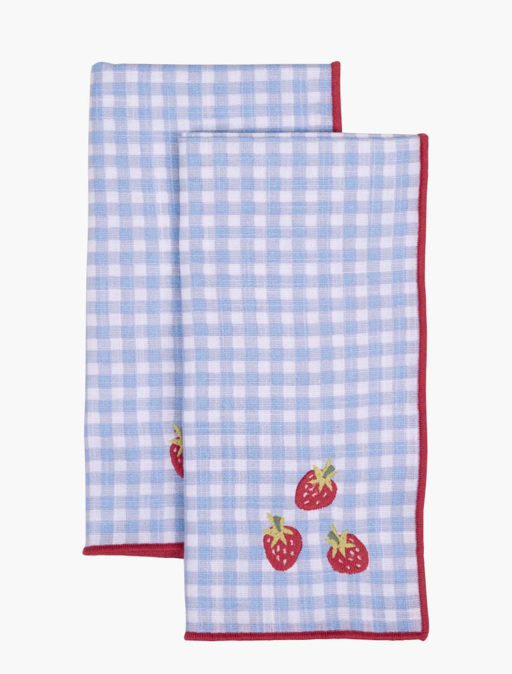 2-pack tygservetter blå - 45x45 cm blå - 1