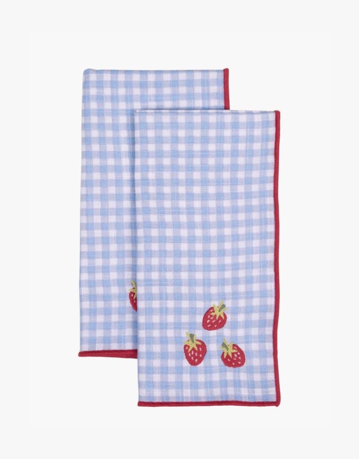 2-pack tygservetter blå - 45x45 cm blå - 1