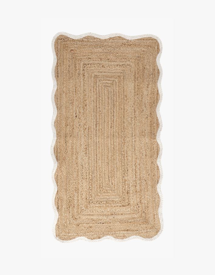 Jute matta offwhite - 80x150 cm offwhite - 1