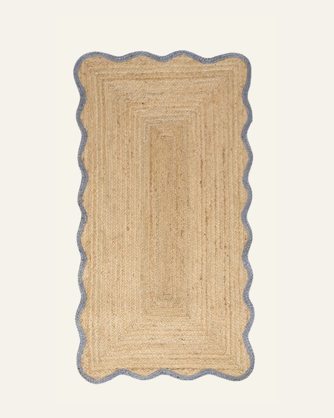 Jutematta gråblå - 80x150 cm gråblå - 1