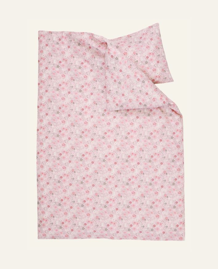 Påslakanset baby rosa - 100x130 cm rosa - 1
