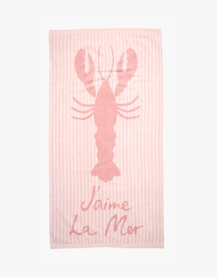 Badlakan multi/rosa - 75x150 cm multi/rosa - 1