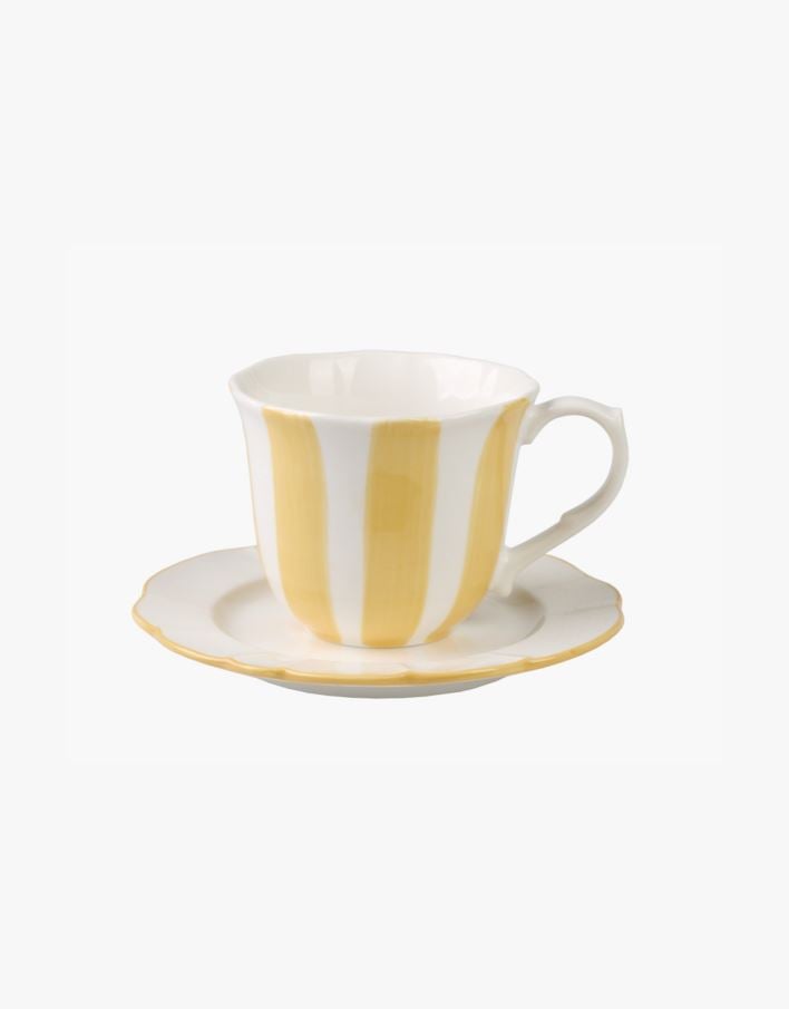 Kopp med fat gul - 270ml gul - 1