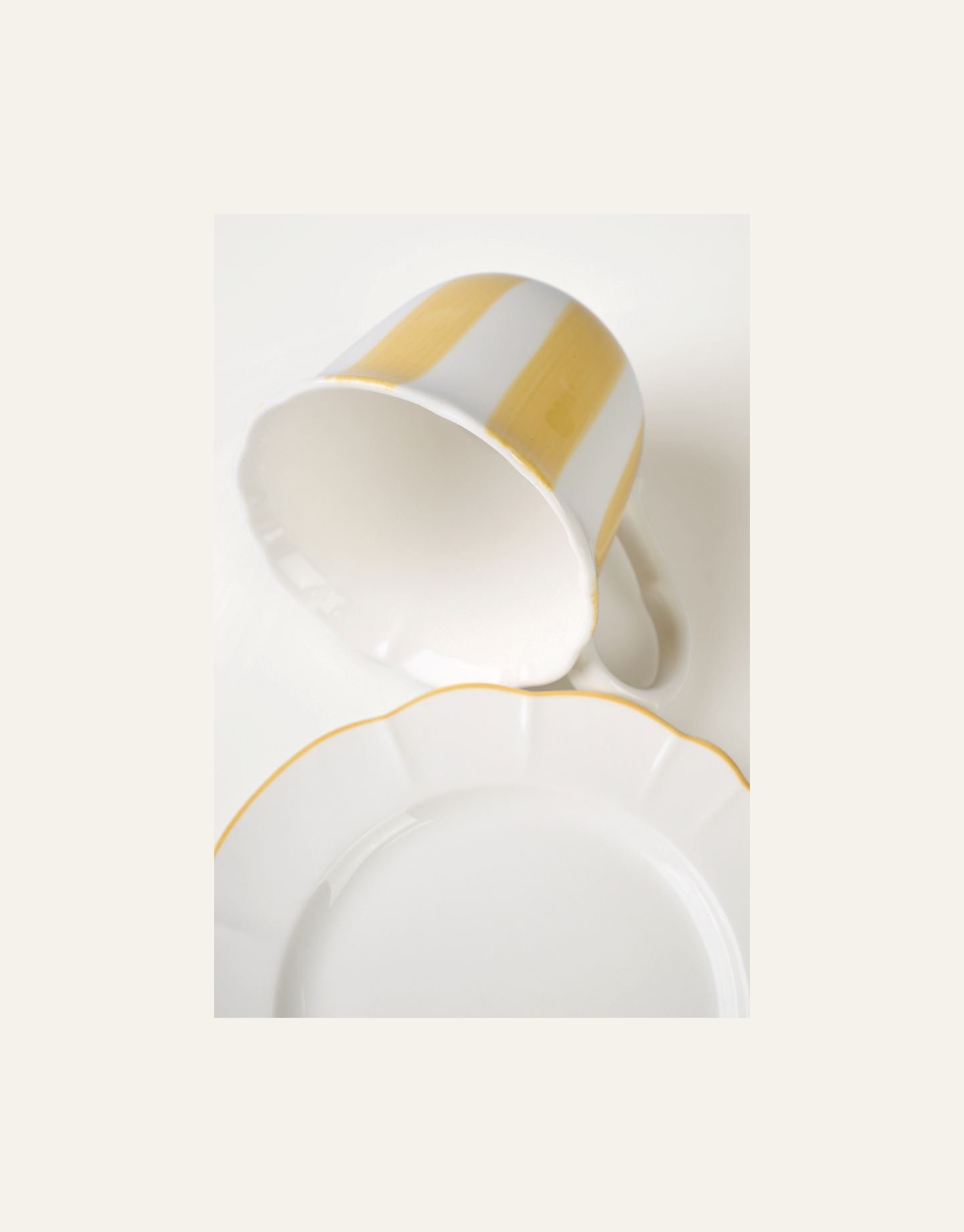 Kopp med fat gul - 3
