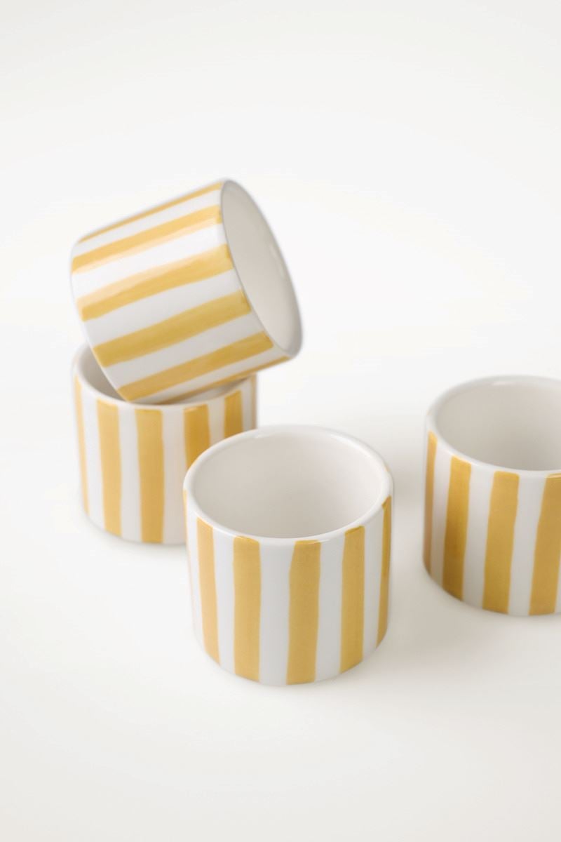 4-pack servettringar gul - 3