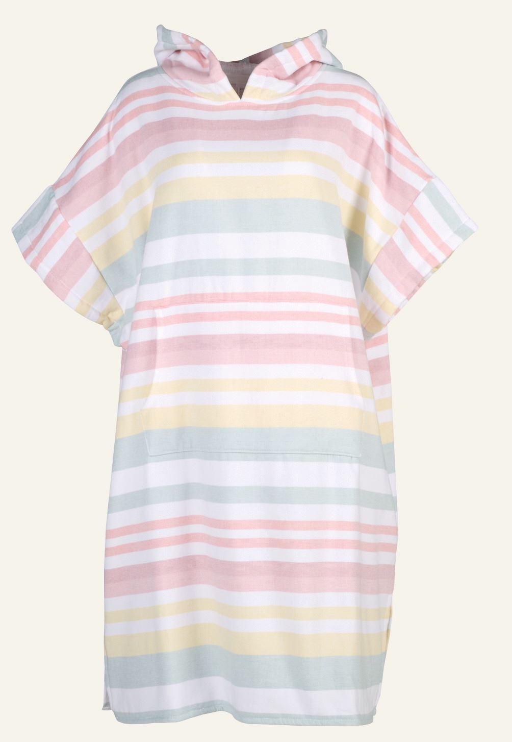 Poncho multi/rosa - one size multi/rosa - 1