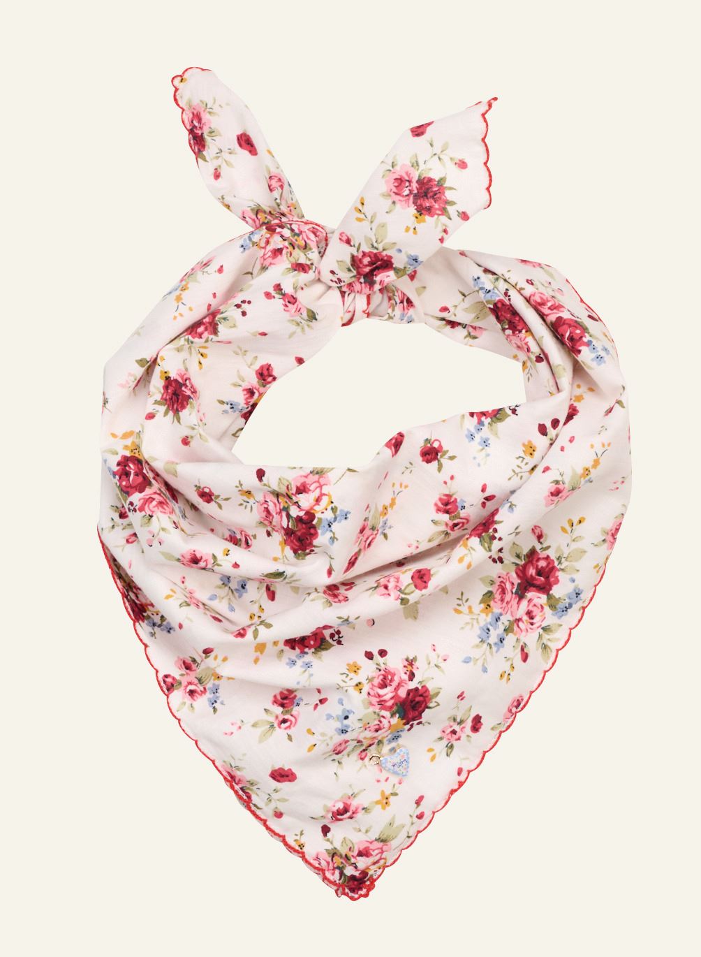 Scarf vit - 55x55 cm vit - 1