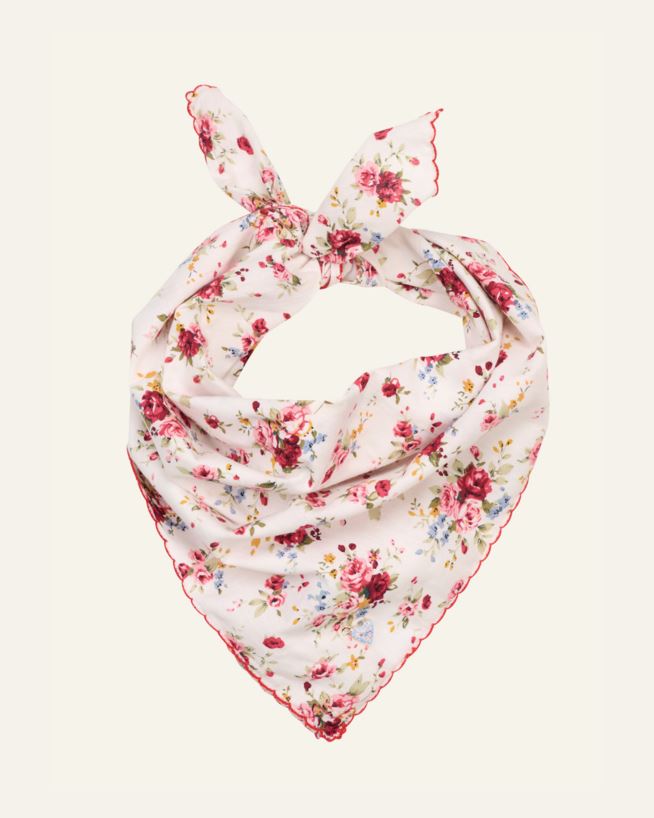 Scarf vit - 55x55 cm vit - 1