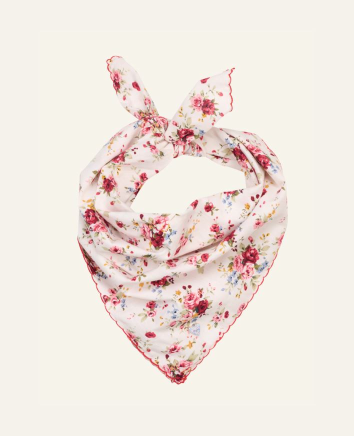 Scarf vit - 55x55 cm vit - 1