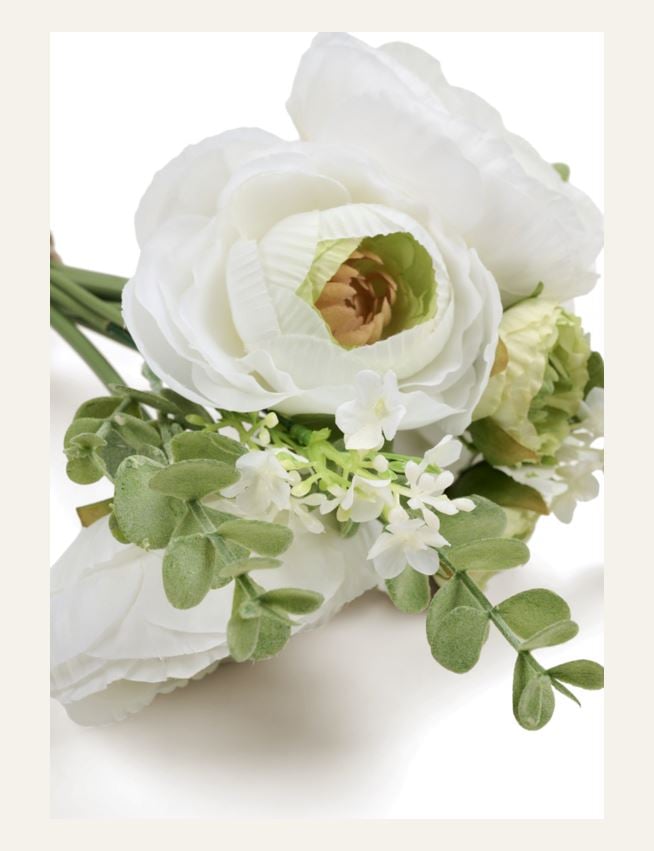 Konstgjord bukett vit - 2