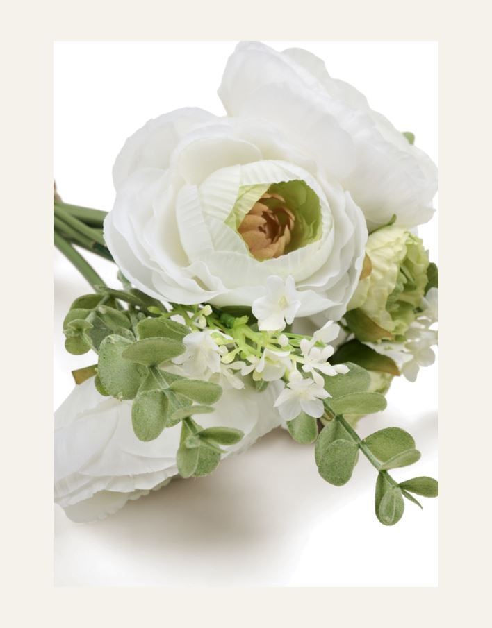 Konstgjord bukett vit - 2