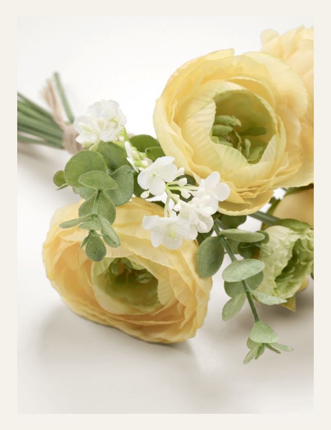 Konstgjord bukett gul - 2