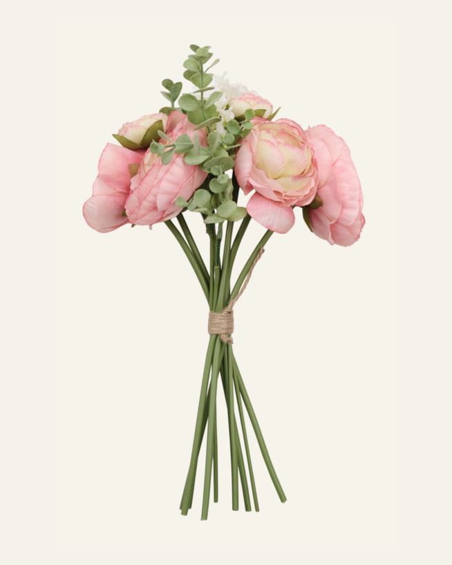 Konstgjord bukett rosa - 20x18x36 cm rosa - 1