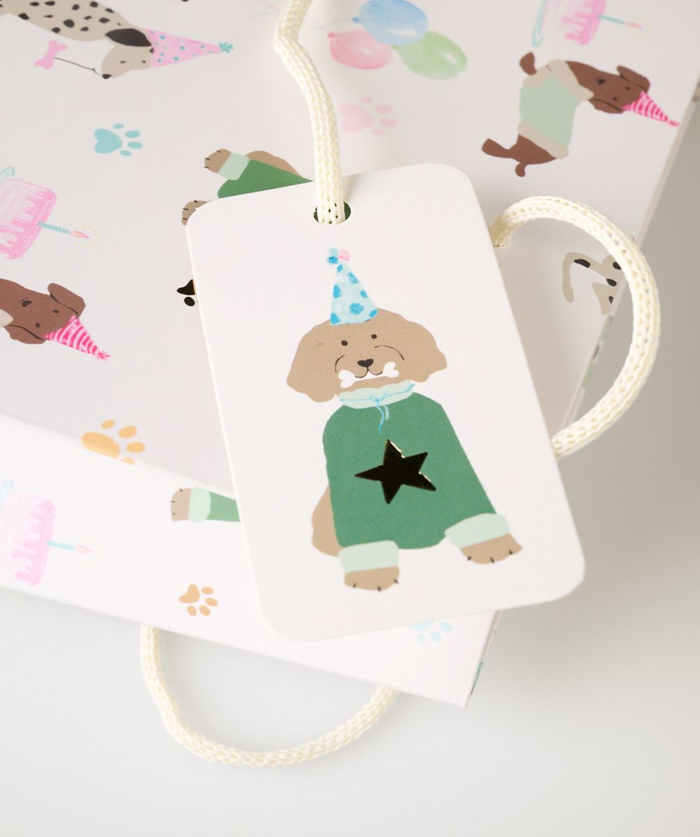 Presentpåse multi/vit - 2