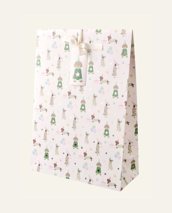 Presentpåse multi/vit - 36x50x15 cm multi/vit - 1