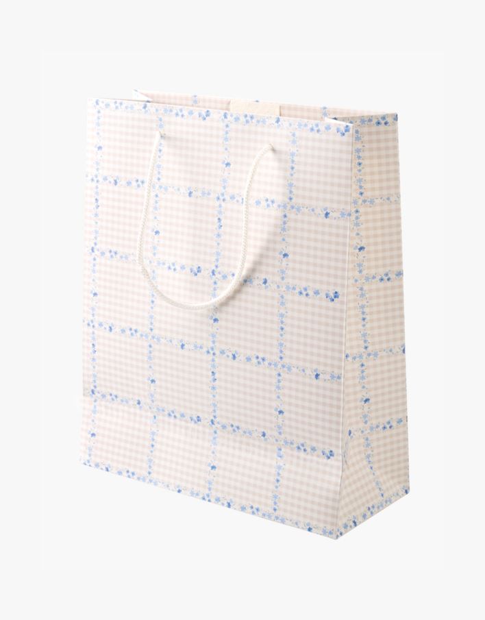 Presentpåse multi/blå - 24x29x10 cm multi/blå - 1