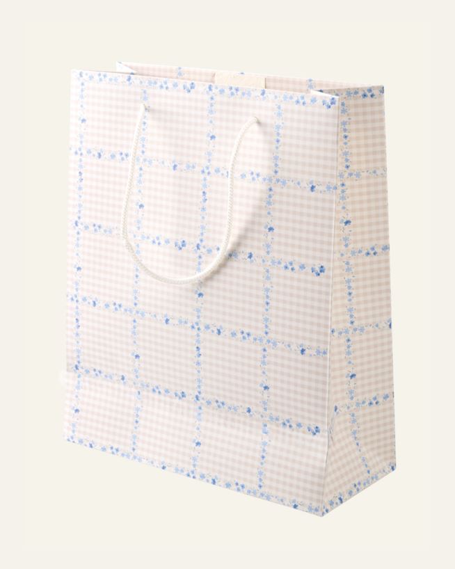 Presentpåse multi/blå - 24x29x10 cm multi/blå - 1