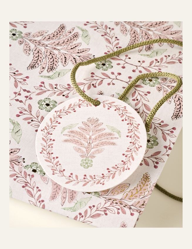 Presentpåse multi/rosa - 2