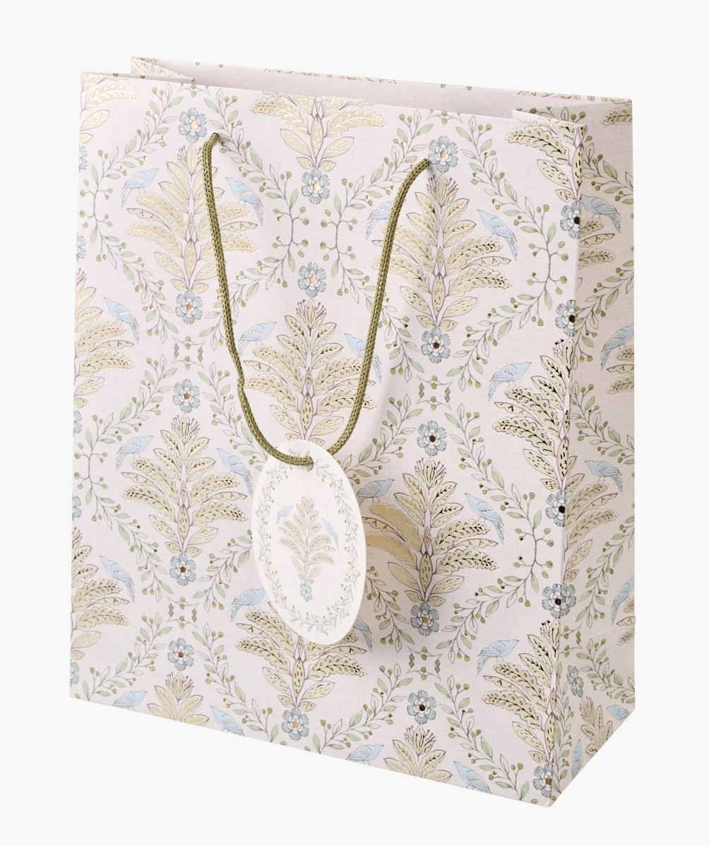 Presentpåse multi/blå - 24x29x10 cm multi/blå - 1