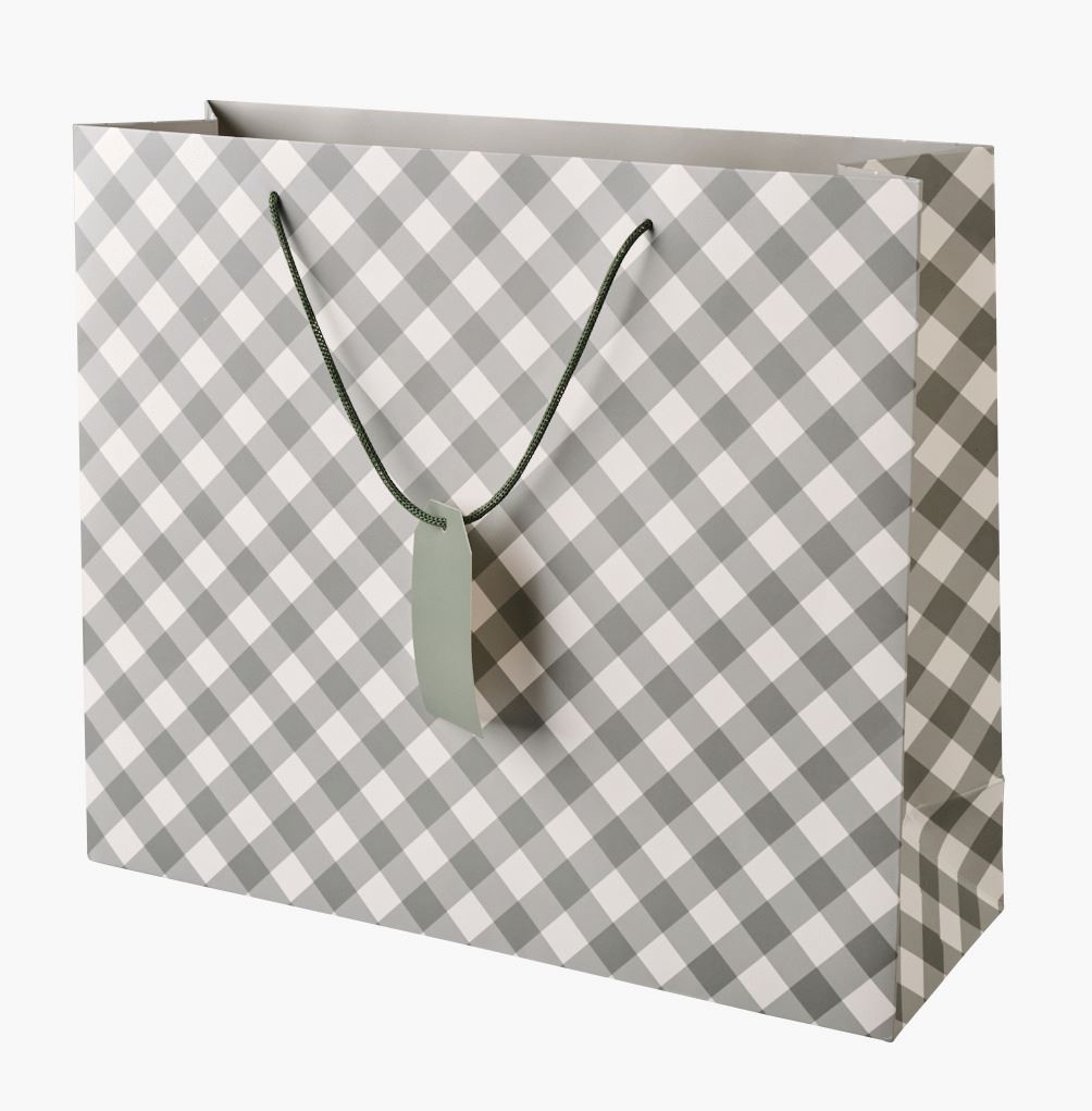 Presentpåse multi/grön - 36x42x14 cm multi/grön - 1