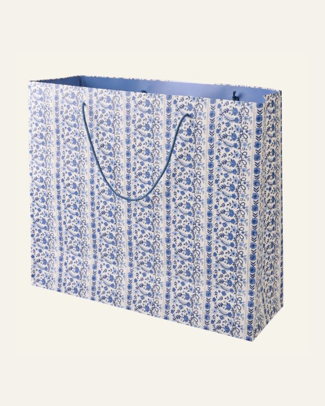Presentpåse multi/blå - 36x42x14 cm multi/blå - 1
