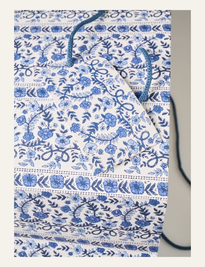 Presentpåse multi/blå - 2