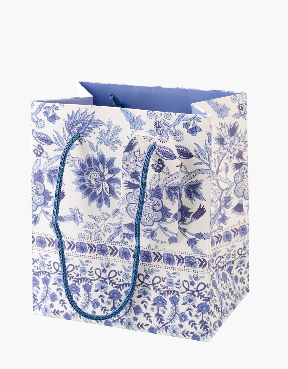 Presentpåse multi/blå - 13x15x9 cm multi/blå - 1